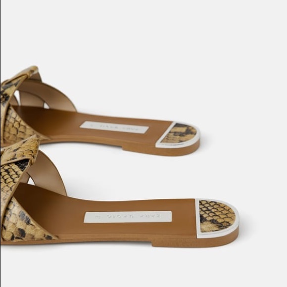 sandale python zara